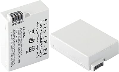 Batterie de remplacement rechargeable au lithium-ion iwinner lp-e8 pour canon eos 700d/550d/600d/650d