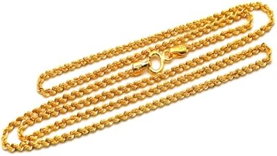 Collier chaîne en or véritable 2597 (45 cm) ch1013