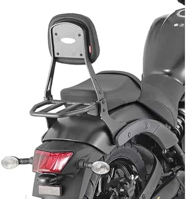 Givi ts4115b sissybar avec porte-bagages amovible pour kawasaki vulcan s '15-'18
