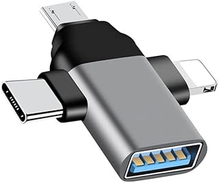 Adaptateur zurligi lightning vers usb usb iphone type c micro pour ordinateur