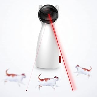 Jouet interactif morelian pour chat avec poursuite automatique de la lumière rotative