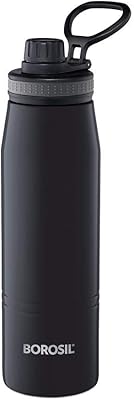 Bouteille d'eau hydra go sports en acier inoxydable - 600 ml, noir. Des produits variés pour tous les besoins sur Diaytar Sénégal