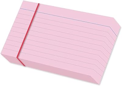 Jeu de 100 cartes de score fis lignées en couleur, 240 g/m2, 5"