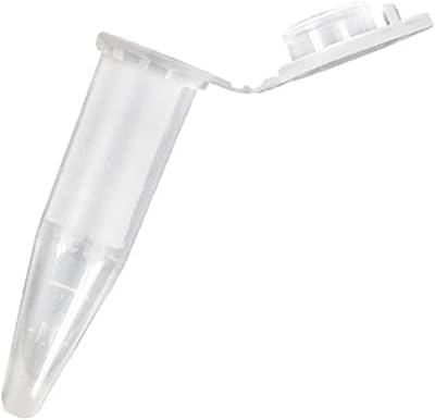 Flacons de tubes à essai en plastique transparent geneo avec extrémité inférieure