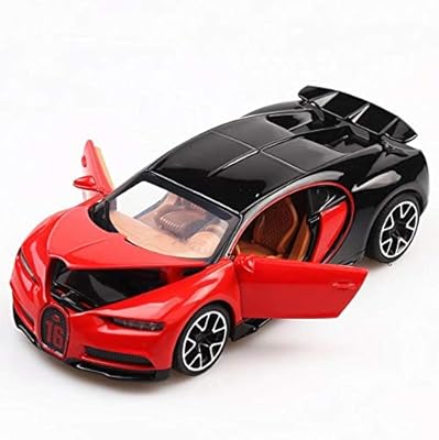 Modèle de voiture bugatti super sport à l'échelle 1:32, rouge