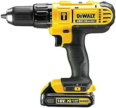 Perceuse combinée sans fil dewalt lithium-ion 18 v, batterie unique dcd776c1-gb, autre