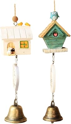 2 pièces de carillon à vent de cabine de style japonais artisanat d'art