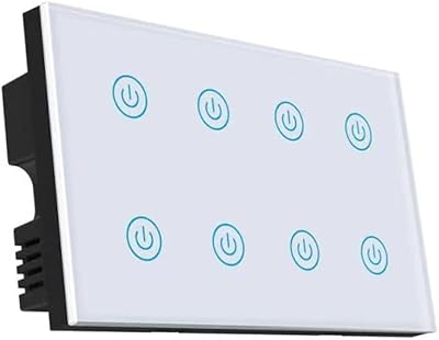 Interrupteur mural intelligent tichondrius wifi/bluetooth, compatible avec alexa et google home, télécommande app