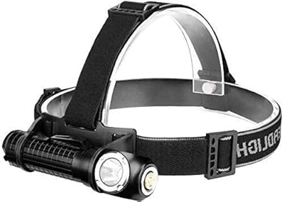 Lampe frontale led d'extérieur, légère et mobile, étanche, 7 modes, batterie, signe