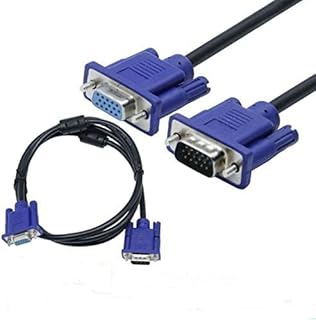 Câble d'extension vga svga mâle vers femelle hd 15, adaptateur vidéo pour moniteur