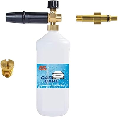 Pistolet à mousse pour nettoyeur haute pression perforce avec connecteur rapide 1-4"