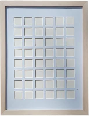 Cadre photo en bois massif grille jadelute 48 palace (bois clair)