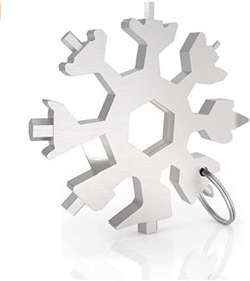 Kastwave outil multifonction flocon de neige, acier inoxydable, outil multifonction pour les voyages
