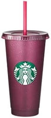 Tasse à café froid starbucks festive holiday 2021 finition brillante