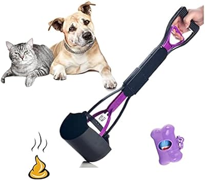Pelle à litière pliable portable u-home à long manche avec matériau haute résistance
