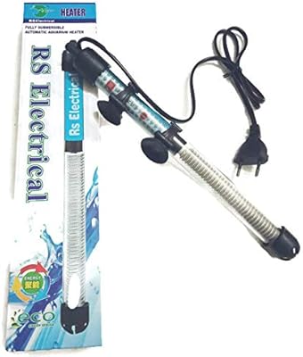 Réchauffeur d'aquarium en verre haut entièrement automatique rs electrical 100 w avec indicateur