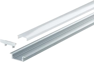 Lumière led creuse en aluminium de 1 m, ampoule pc ip20 pour éclairage