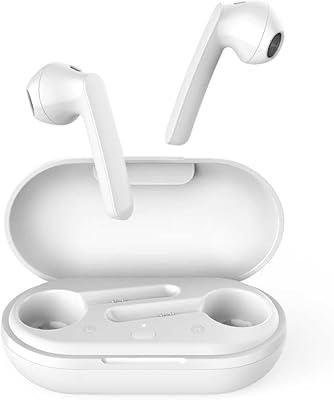 Écouteurs stéréo sans fil powerology, ajustement universel sécurisé, appairage automatique bluetooth 5.0, contrôle