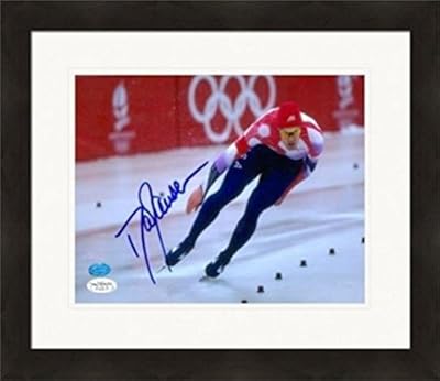 Autograph warehouse 269971 dan jansen dédicacé 8 x 10 po. photo patinage
