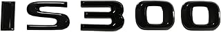 Badge noir brillant 300 lettres pour modèle de remplacement d'autocollant original lexus is