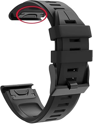 22 26 mm bracelet en silicone à dégagement rapide pour garmin