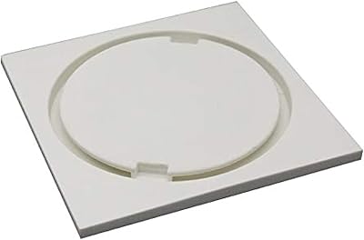 Siphon de sol de thetis, taille 15 x 15 cm, en pvc