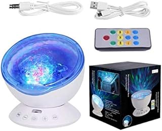Veilleuse led skido avec ciel étoilé, vagues océaniques et ciel étoilé, lampe créative