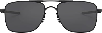 Lunettes de soleil oakley pour hommes, modèle 0oo4124 (paquet de 1), noirnoir, 62