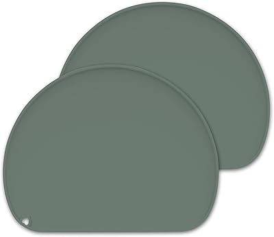 Napperons en silicone pour bébé, sets de table pour tout-petits, grands sets