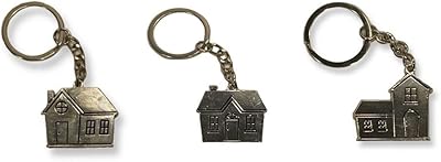 Porte-clés accessoires en forme de petite maison différents porte-clés mignons pour cadeaux