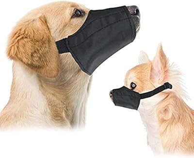 Muselière joyvech pour petits chiens en nylon doux et flexible pour protéger la bouche