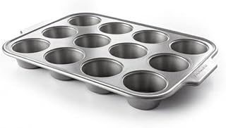 Moule à muffins antiadhésif de 12 tasses, grand moule à gâteau au fromage