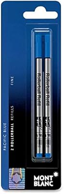 Recharge mont blanc fine 2x1, bleu pacifique (105163)