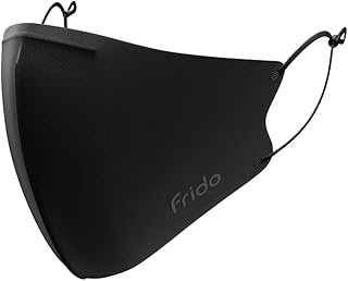 Masque facial en cuivre réutilisable frido ultimate et ultimate pro lavable, boucles d'oreilles