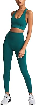 Vêtements de yoga pour femmes, ensemble 2 pièces, costumes d'entraînement, soutien-gorge de sport