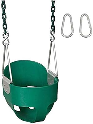 Balançoire pour bébé à dossier haut rbw toys, balançoire complète en plastique