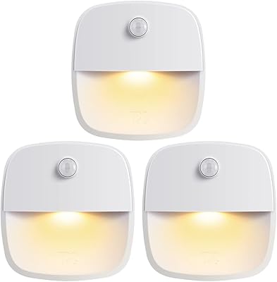 Veilleuse led sans fil à piles avec détecteur de mouvement applique murale
