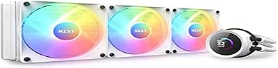 Refroidisseur de processeur liquide nzxt kraken 360 mm aio rgb