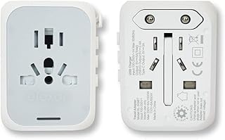 Adaptateur de voyage mondial avec 3 ports usb et 1 adaptateur. Des économies garanties sur chaque commande avec Diaytar