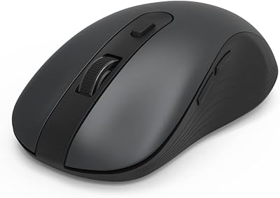 Souris optique sans fil hama avec 6 boutons, modèle 182617 mw-650, noir