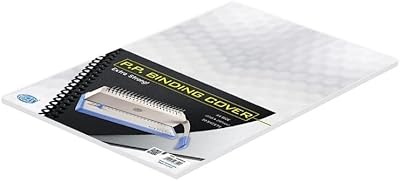 Papier de reliure en polypropylène fis fsbd501, paquet de 10, blanc