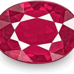 Pierre précieuse rubis birman certifiée naturelle de haute qualité 100 % véritable pierre rubis ovale en vrac 3,5 carats. Diaytar : Connectez-vous aux meilleures offres