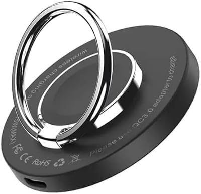 Mini chargeur magnétique sans fil de bureau portable pour iphone 12-14 et iwatch
