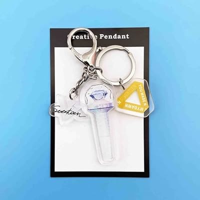 Edupro porte-clés kpop twice mamamoo sj seventeen light stick pendentif pour les fans