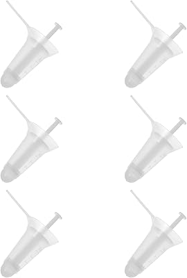 Helvity 6 pièces dilatateurs en plastique étroits jetables spéculum outils originaux spéculum