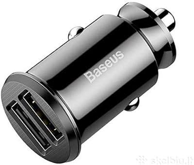 Chargeur de voiture baseus green (double usb 5v 3.1a) noir. Gagnez du temps et de l'argent avec Diaytar