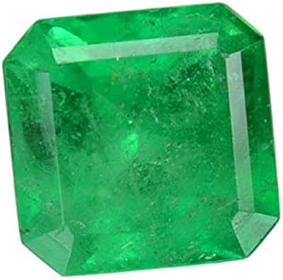Pierre d'émeraude naturelle de 5,30 carats, pierre précieuse d'émeraude certifiée naturelle, pierre