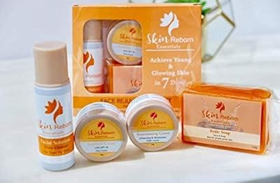 Kit de blanchiment et d'exfoliation des boutons skin reborn