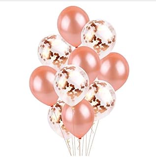 Ballons en aluminium étoile coeur or rose pour décoration de fête de mariage