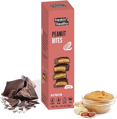 Barres de beurre de cacahuète enrobées de chocolat freakin' healthy
